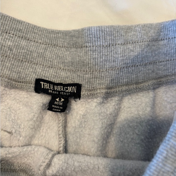 True Religion Kids Gray Joggers with Red Logo - Picture 5 of 5